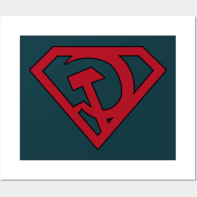 Red Son Chest Insignia Wall Art by hauntedjack